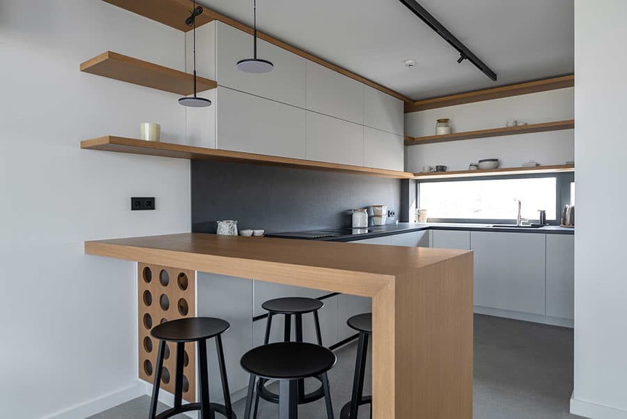 Zolderwoning — volledige interieurinrichting